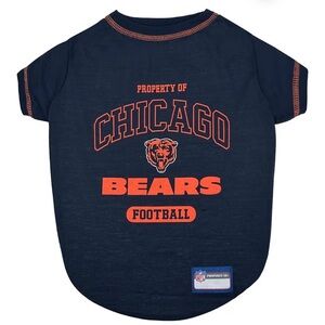 NFL Chicago Bears Dog T-Shirt for Pets, Size M Officially Licensed Pet Shirt